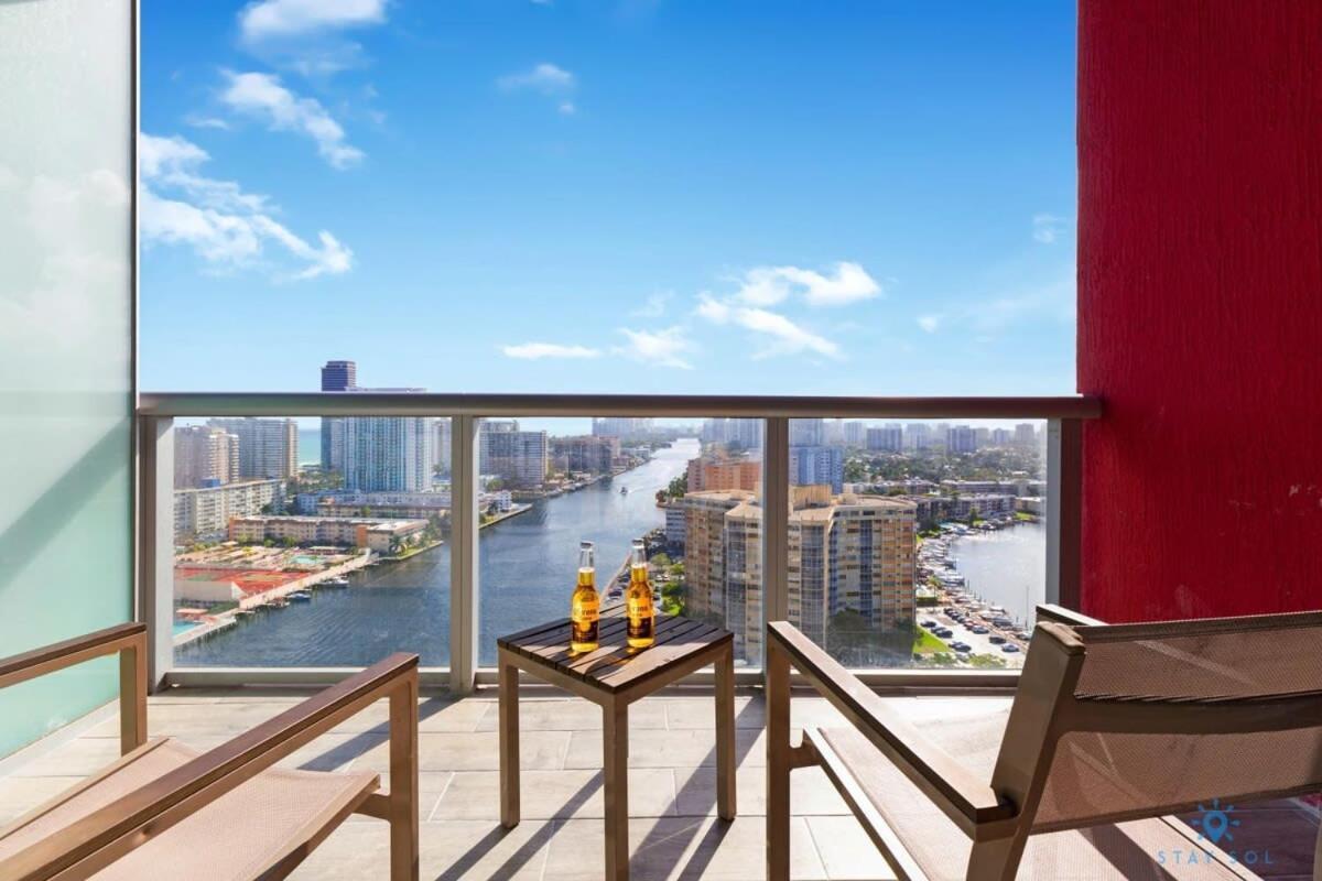 Infinite View With Balcony,Pool Plus Near Beach Hallandale Beach Luaran gambar