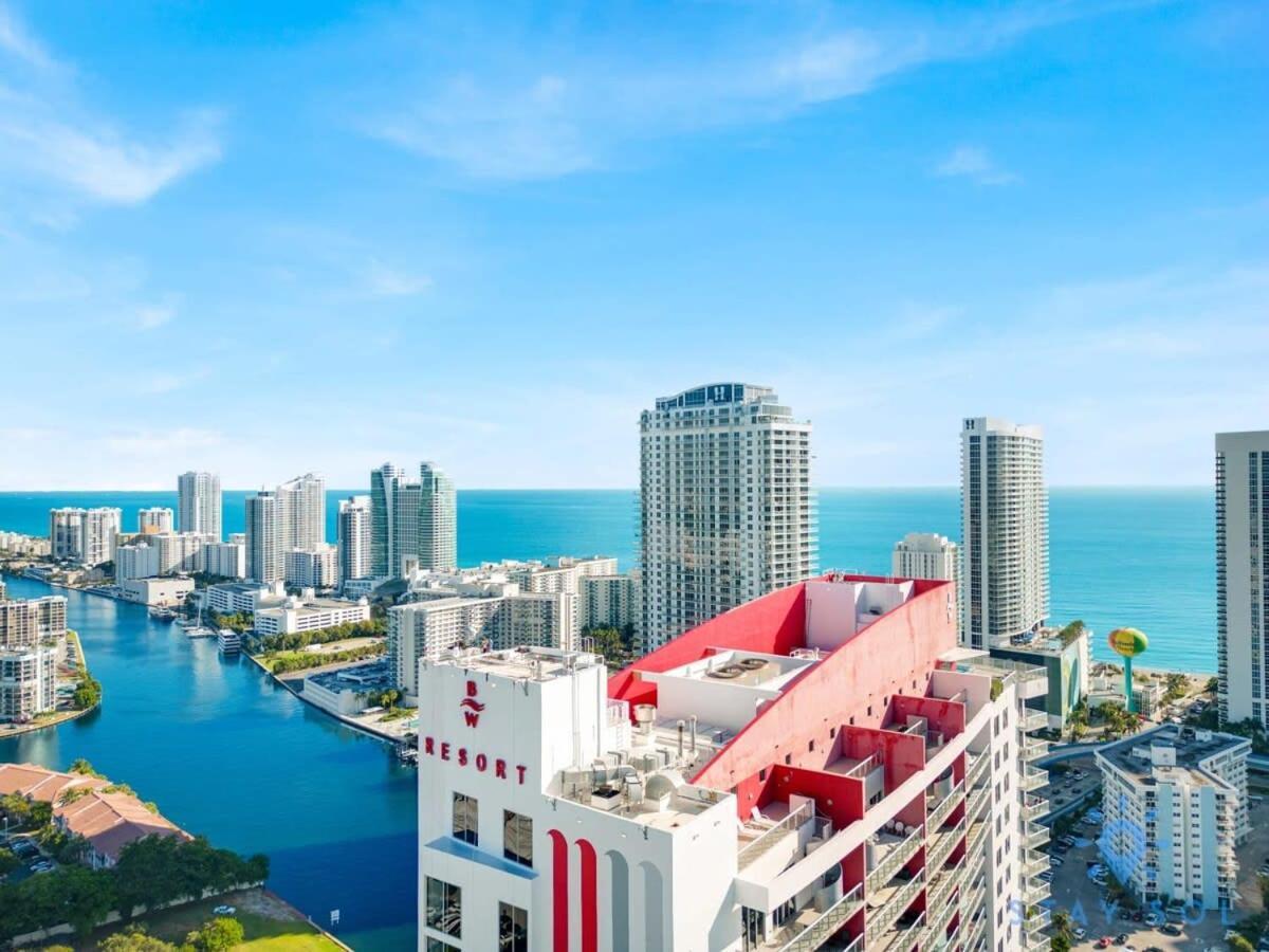 Infinite View With Balcony,Pool Plus Near Beach Hallandale Beach Luaran gambar