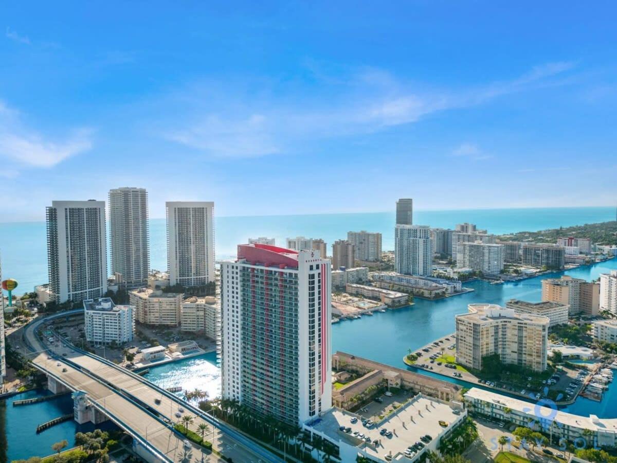 Infinite View With Balcony,Pool Plus Near Beach Hallandale Beach Luaran gambar