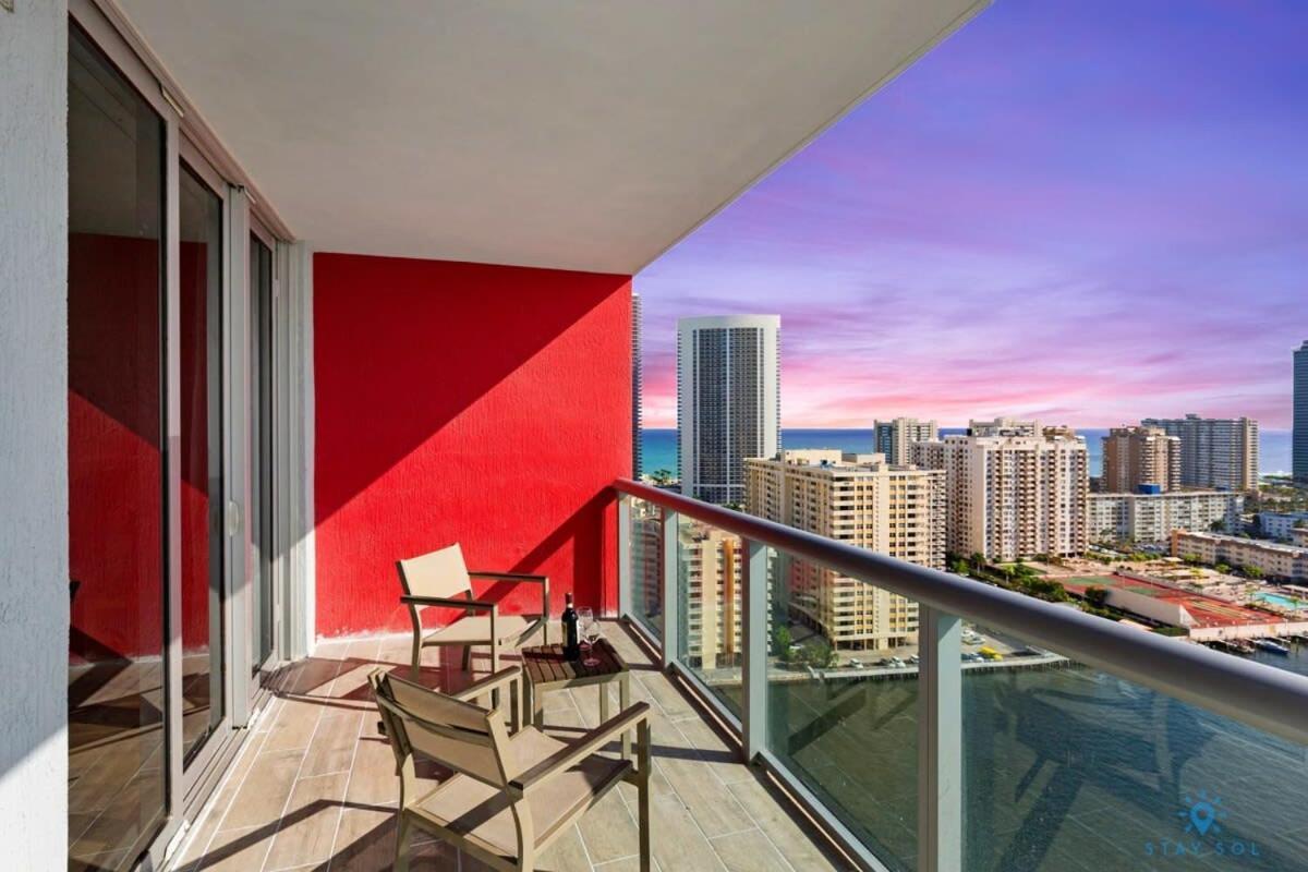Infinite View With Balcony,Pool Plus Near Beach Hallandale Beach Luaran gambar