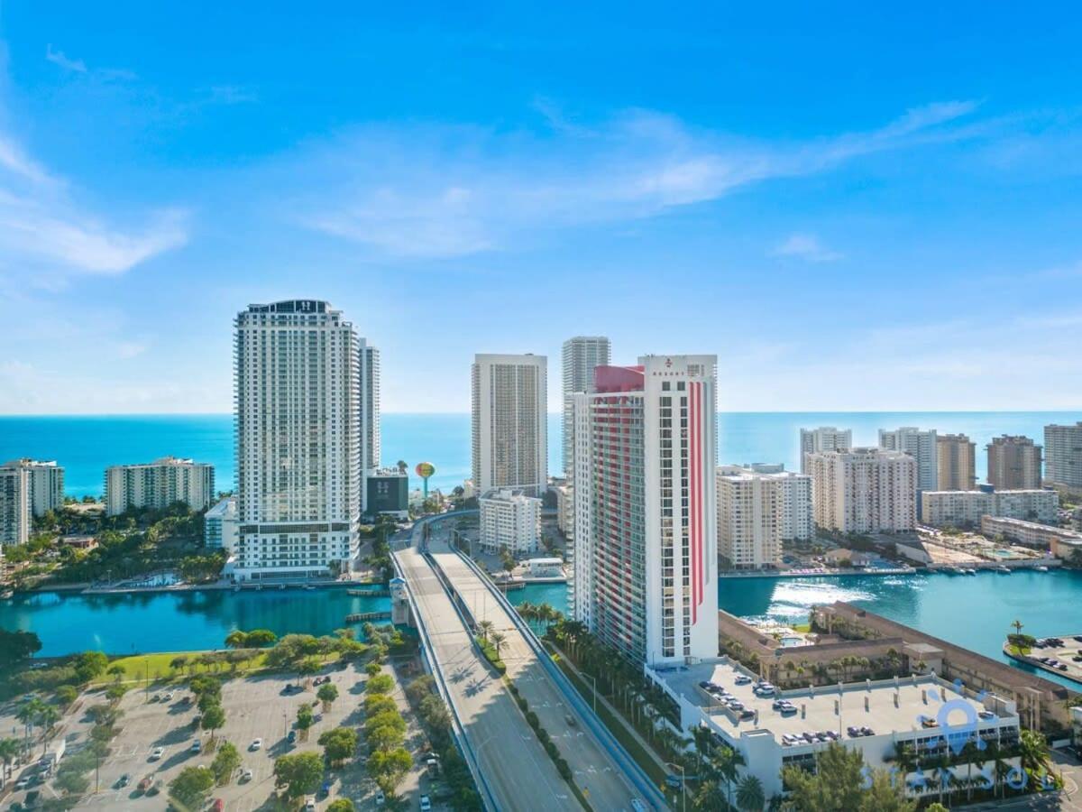 Infinite View With Balcony,Pool Plus Near Beach Hallandale Beach Luaran gambar