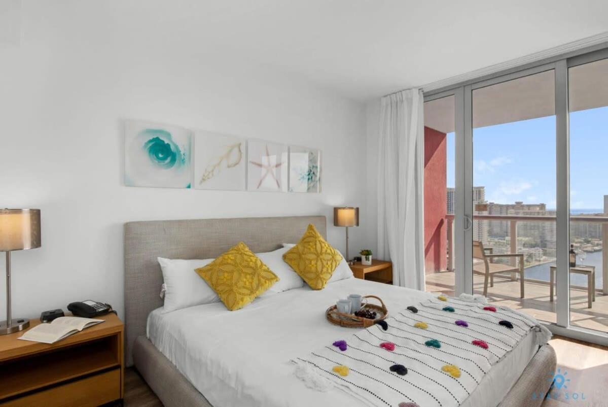 Infinite View With Balcony,Pool Plus Near Beach Hallandale Beach Luaran gambar