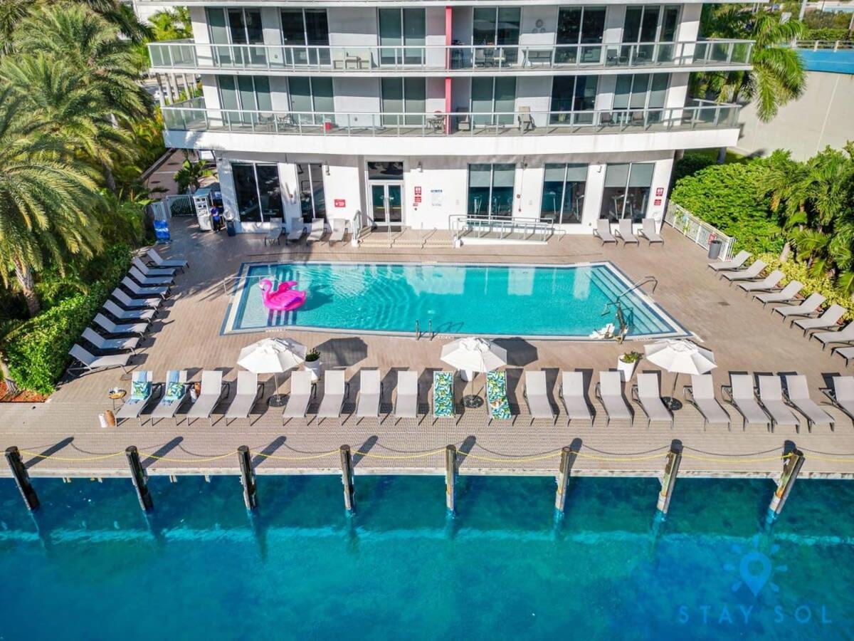 Infinite View With Balcony,Pool Plus Near Beach Hallandale Beach Luaran gambar