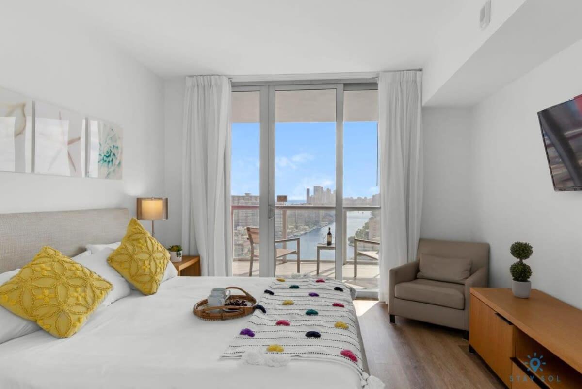 Infinite View With Balcony,Pool Plus Near Beach Hallandale Beach Luaran gambar