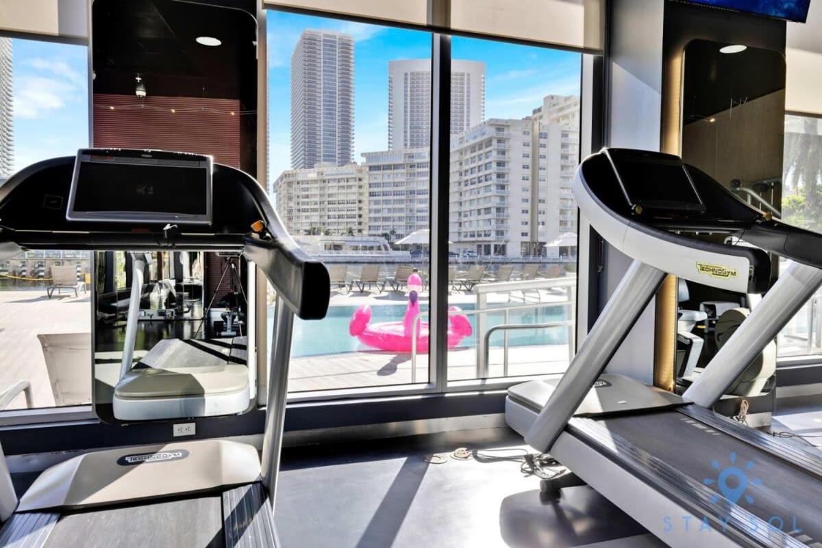Infinite View With Balcony,Pool Plus Near Beach Hallandale Beach Luaran gambar